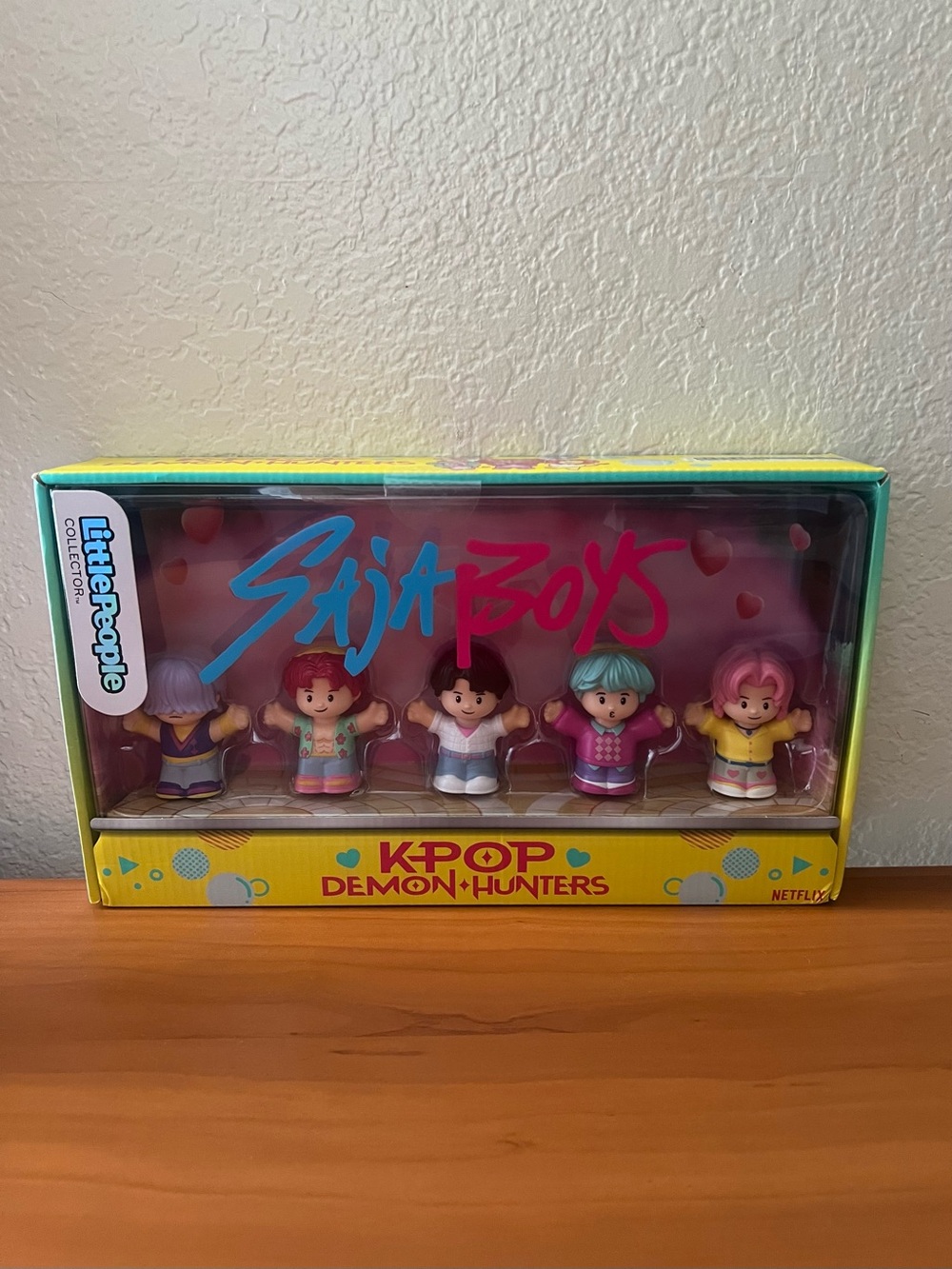 NIB Sealed Fisher Price Little People Collector Kpop Demon Hunters Saja Boys